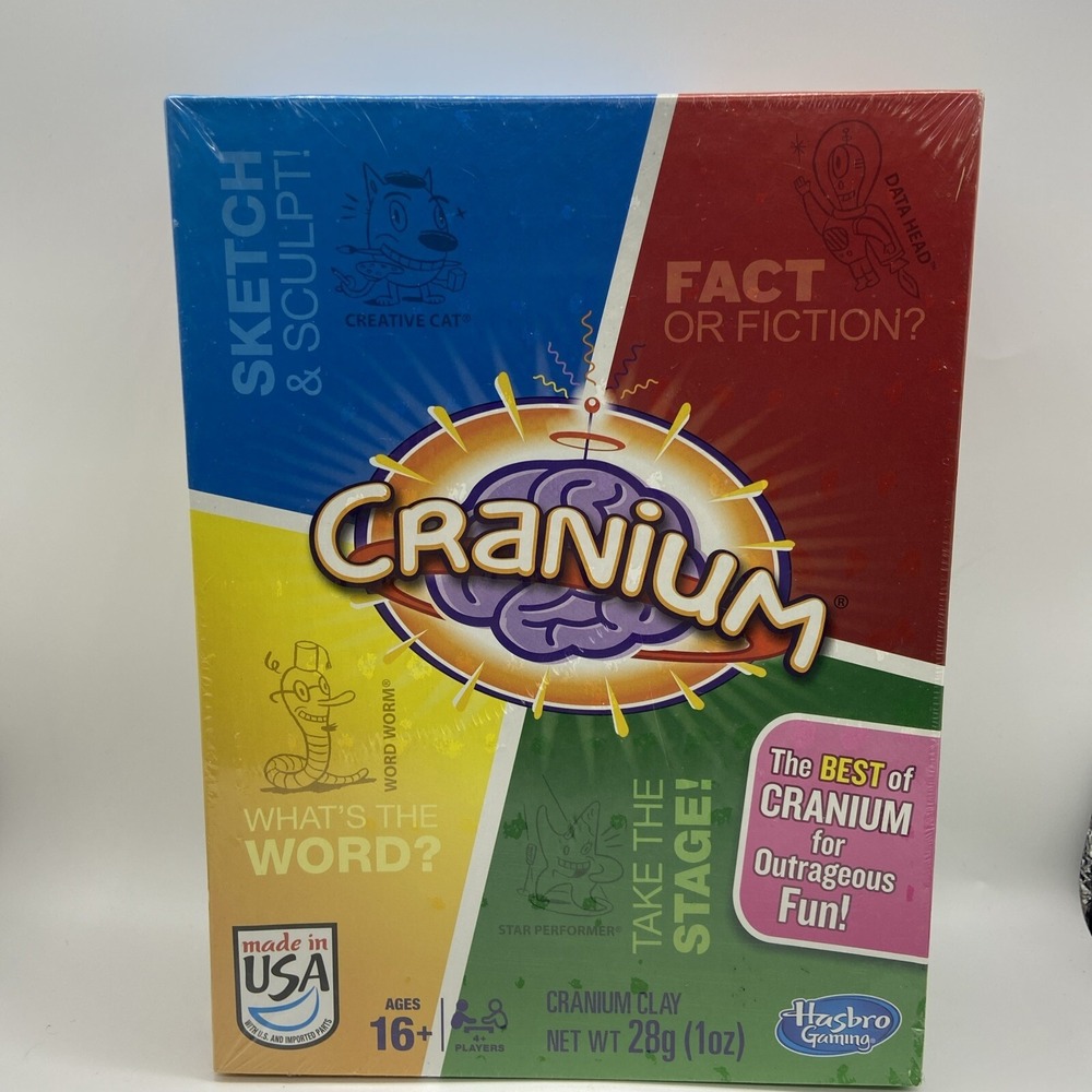 Cranium Hasbro Gaming Board Game Cranium Clay New Sealed 2013